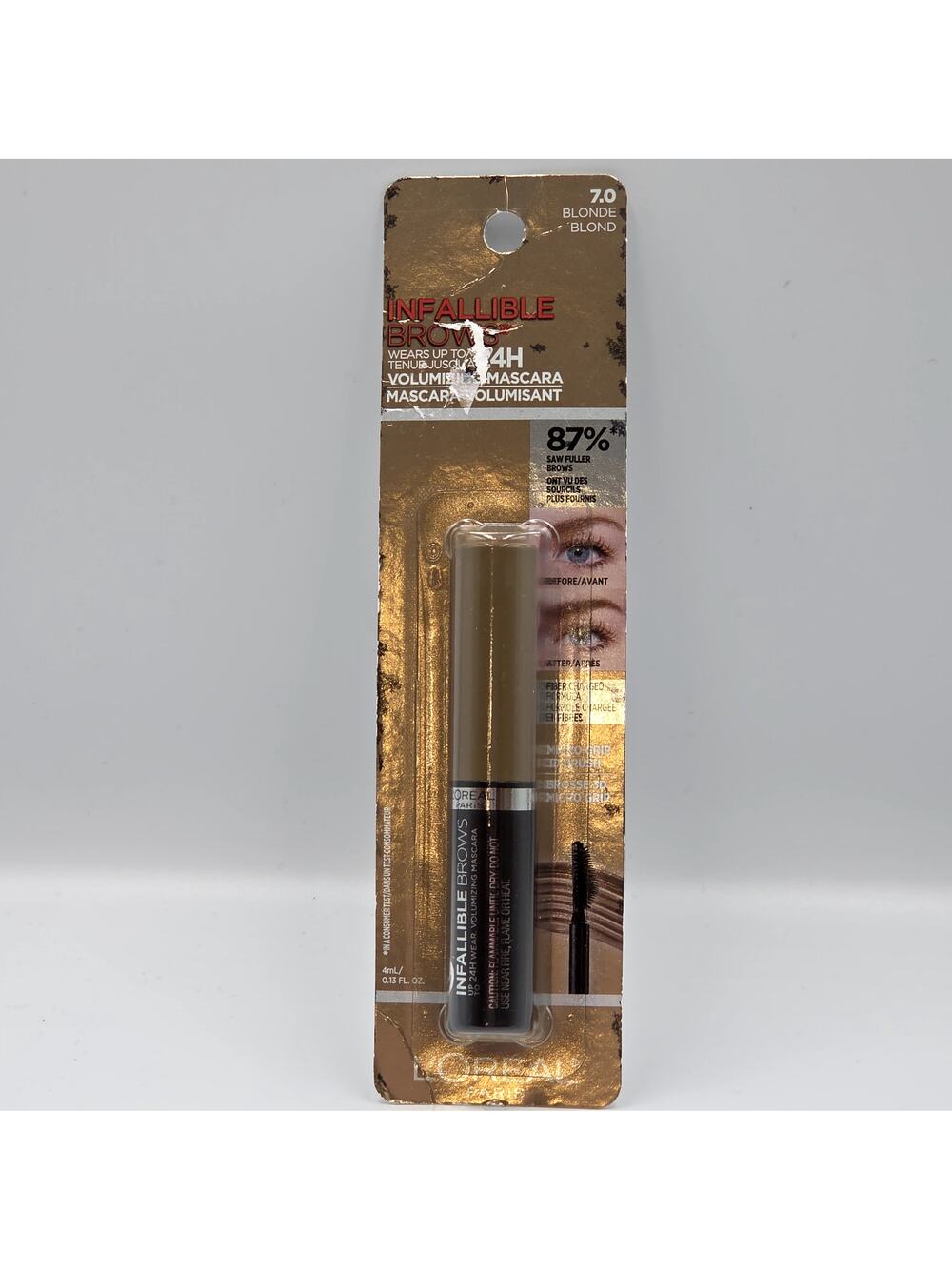 L'Oreal Infallible Brows 24hr Volumizing‎ Mascara #7.0 Blonde